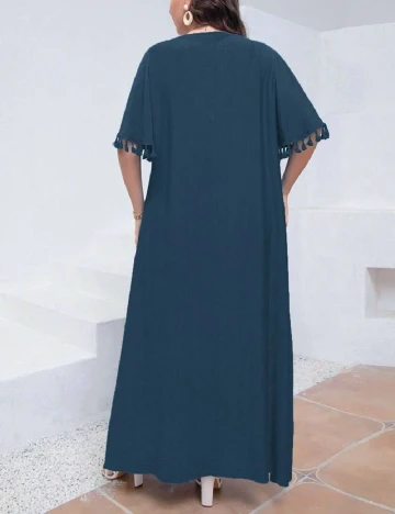 Rochie lunga SHEIN CURVE, bleumarin