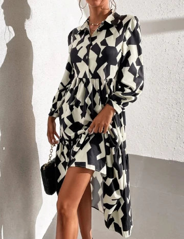 Rochie medie SHEIN, crem