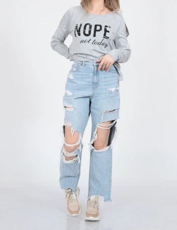 Blugi American Eagle, bleu Albastru