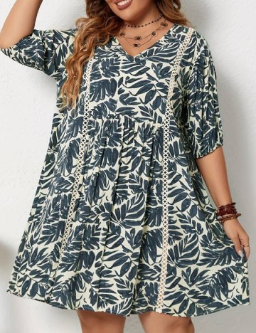 Rochie scurta Rusttydustty, albastru