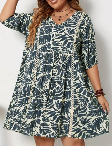 Rochie scurta Rusttydustty, albastru