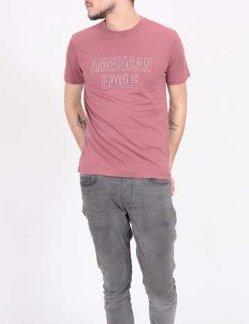 Tricou American Eagle, roz pudrar