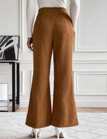 Pantaloni SHEIN, maro