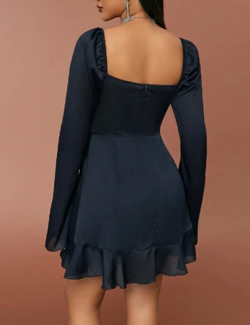 Rochie scurta SHEIN, bleumarin inchis