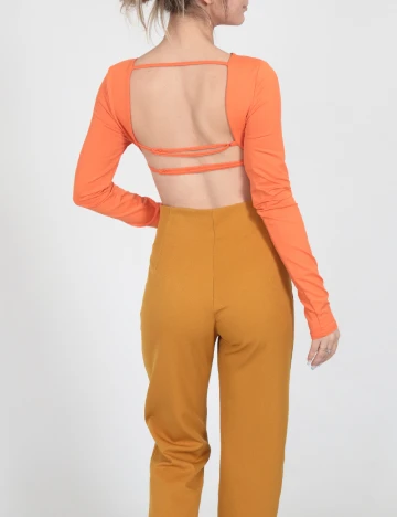 Top SHEIN, portocaliu