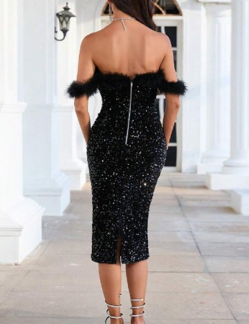 Rochie medie SHEIN, negru