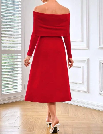 Rochie medie SHEIN, rosu