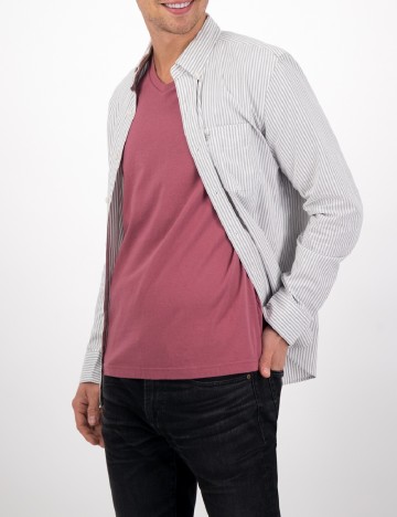 Camasa American Eagle, gri deschis