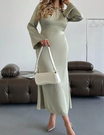 Rochie lunga SHEIN, verde