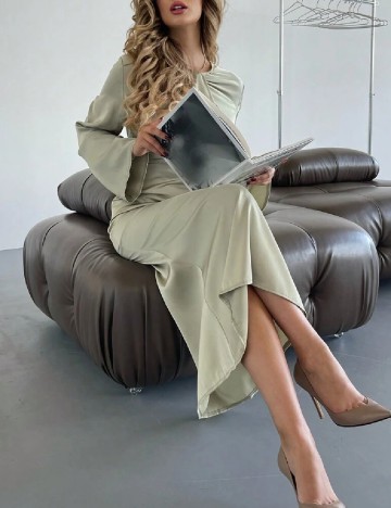 Rochie lunga SHEIN, verde