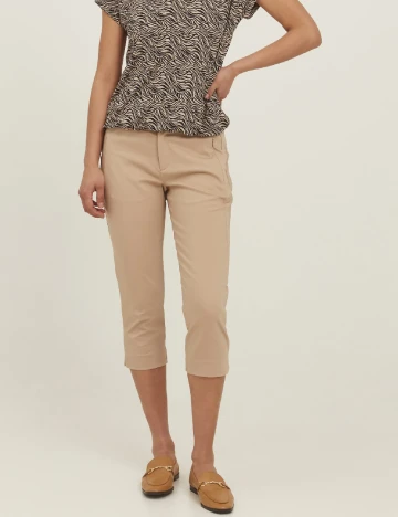 Pantaloni Dranella, crem