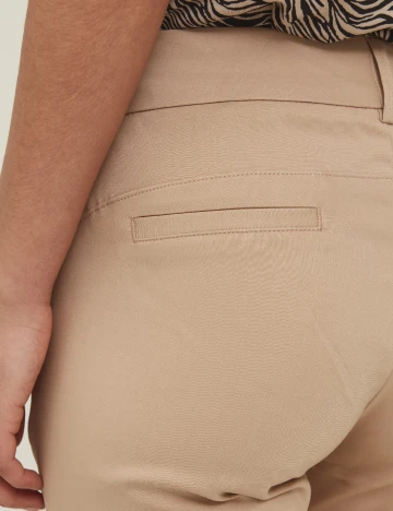 Pantaloni Dranella, crem
