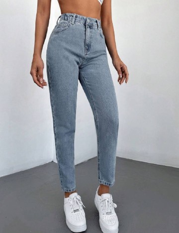 
						Blugi SHEIN, albastru