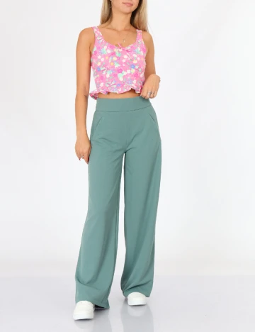 Pantaloni Jacqueline de Yong, verde