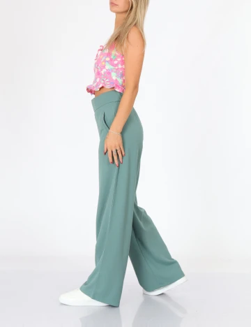 Pantaloni Jacqueline de Yong, verde