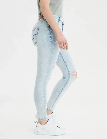 Blugi American Eagle, bleu