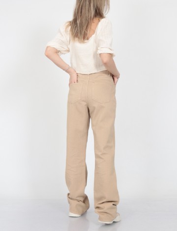 Pantaloni Only, crem