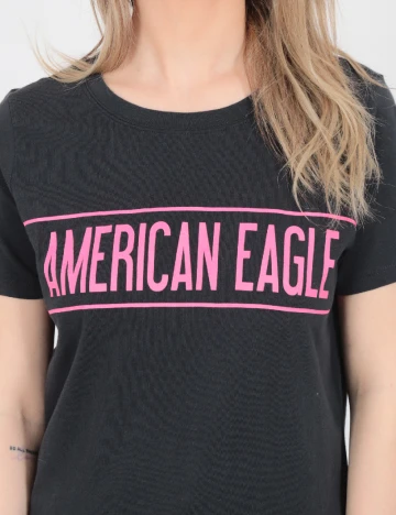 Tricou American Eagle, gri/roz Gri