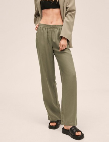 
						Pantaloni Mango, verde