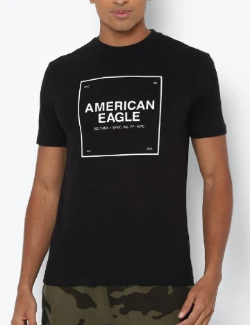 Tricou American Eagle, negru