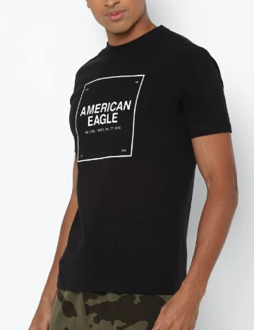 Tricou American Eagle, negru