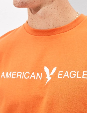 Tricou American Eagle, portocaliu