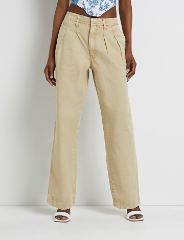 Pantaloni River Island, crem