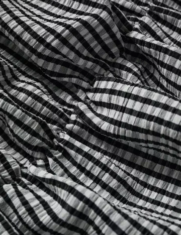 Top Mango, negru Negru
