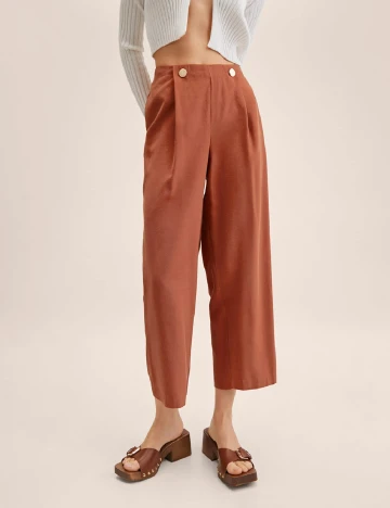 Pantaloni Mango, maro
