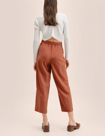 Pantaloni Mango, maro