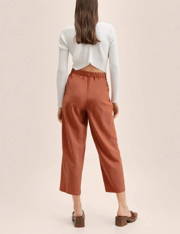 Pantaloni Mango, maro