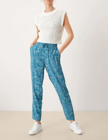 Pantaloni s.Oliver, turcoaz