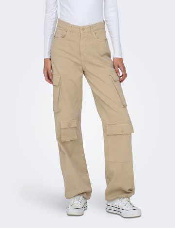 Pantaloni Only, bej