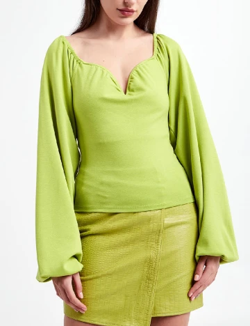 Bluza Gestuz, verde