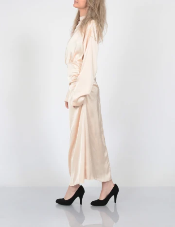 Rochie lunga SHEIN, crem
