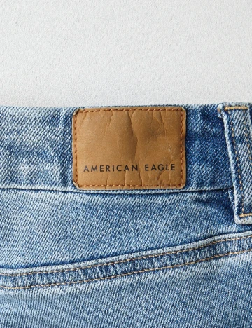 Blugi American Eagle, bleu Albastru