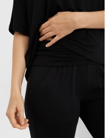 Pantaloni Aerie, negru