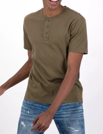 Tricou American Eagle, verde Verde