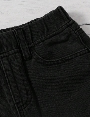 Pantaloni Shein Kids, negru