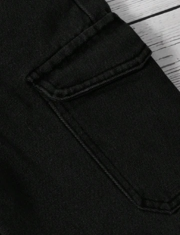 Pantaloni Shein Kids, negru