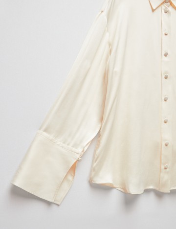 Camasa Zara, crem, S