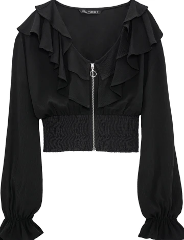 Camasa Zara, negru, M Negru