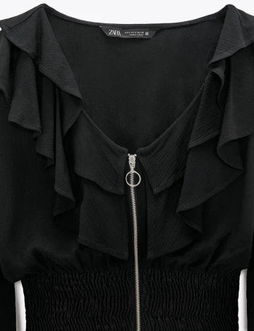 Camasa Zara, negru, M Negru