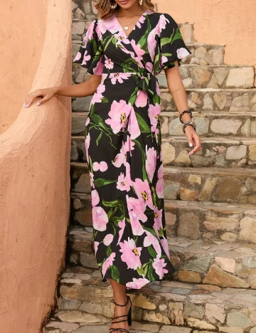 Rochie lunga Anany, negru Negru