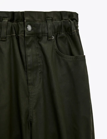 Pantaloni Zara, kaki, 40