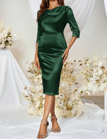Rochie medie SHEIN, verde