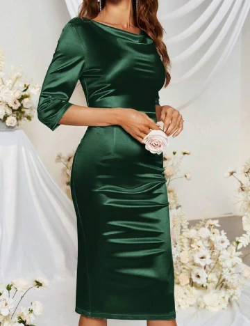 Rochie medie SHEIN, verde