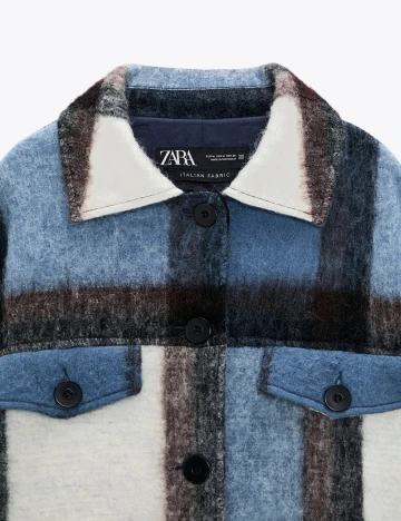 Jacheta Zara, albastru, M Albastru