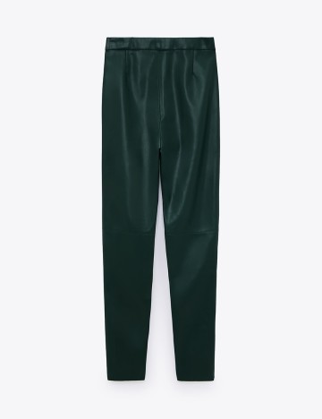 Pantaloni Zara, verde, S
