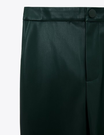 Pantaloni Zara, verde, S
